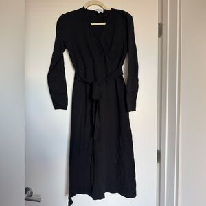 &OtherStories Wool Wrap Midi Dress